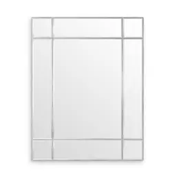 nickel finish | bevelled mirror glass XL