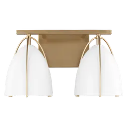 Satin Brass LED Bulb(s) Included