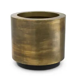 vintage brass finish | black base S