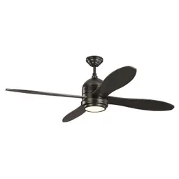 Deep Bronze Housing With Bronze Blades with Light Kit