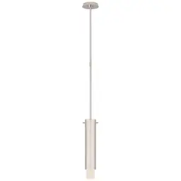 Polished Nickel White Glass