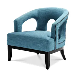 albin turquoise | antique brass nails | black legs