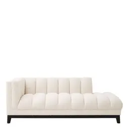 bouclé cream | black finish left