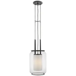 Bronze Clear and White Glass