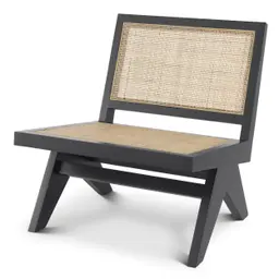 classic black | rattan cane webbing