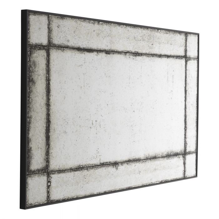 antique mirror glass S rectangular