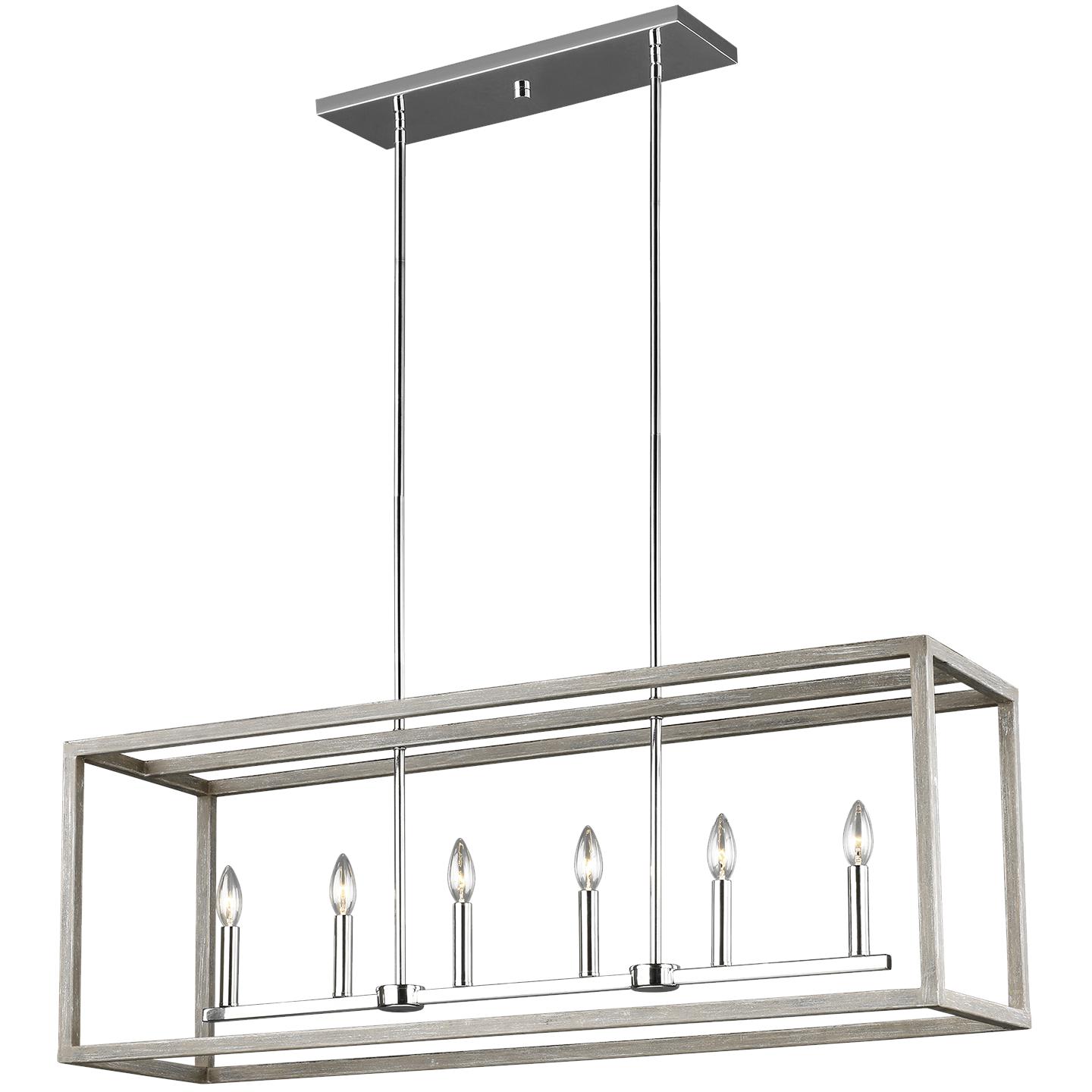 Купить Подвесной светильник Moffet Street Six Light Linear Pendant в интернет-магазине roooms.ru