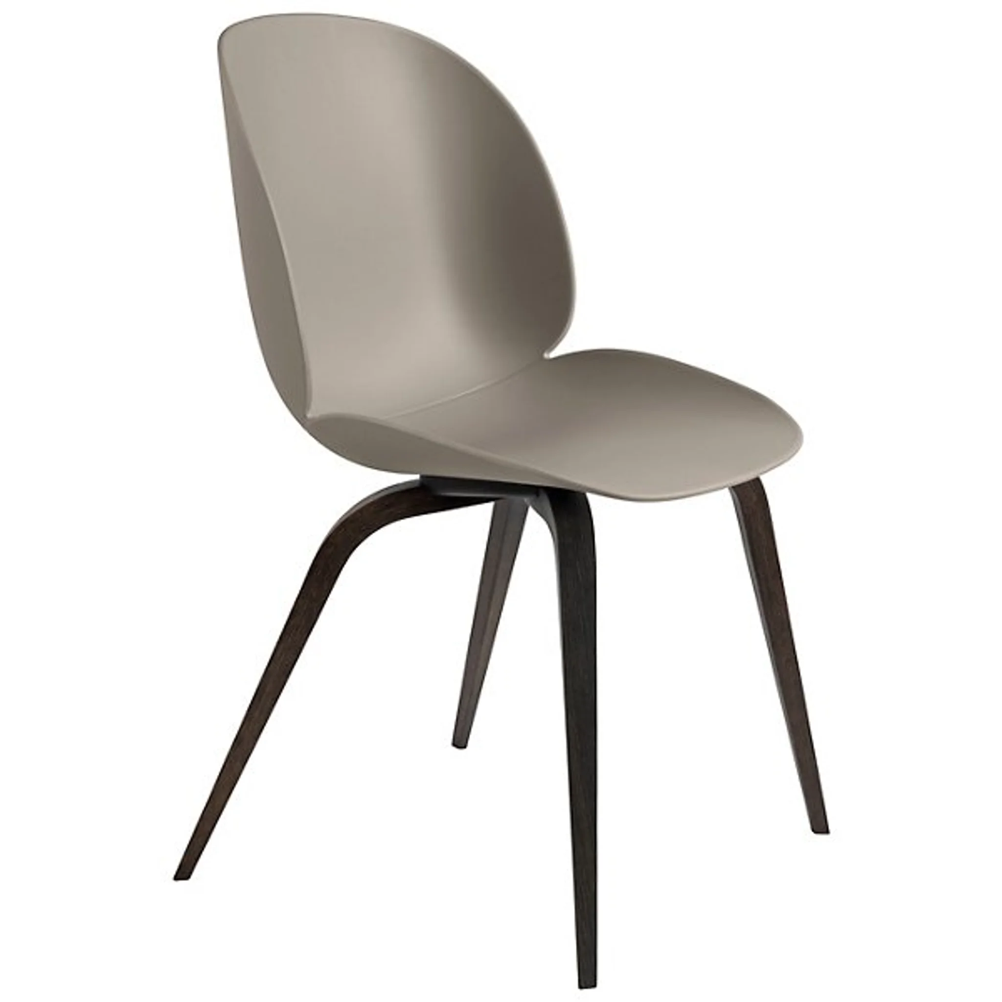 Купить Стул без подлокотника Beetle Dining Chair Wood Base в интернет-магазине roooms.ru