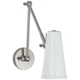 Polished Nickel Antique White