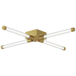 Natural Brass 28" Integrated LED 90 CRI 2700K 120V