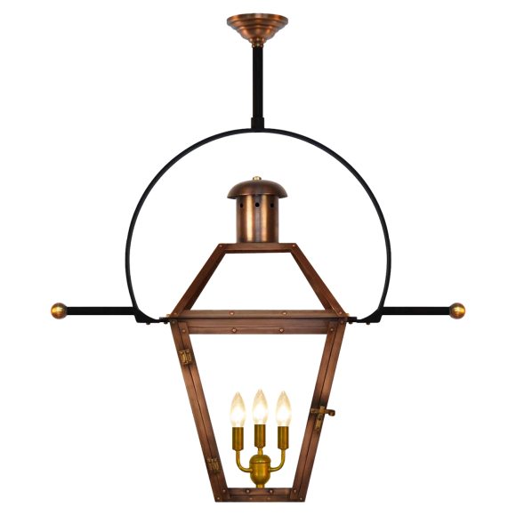 Купить Уличный подвесной светильник Georgetown 27" Ladder Rest Ceiling Lantern в интернет-магазине roooms.ru