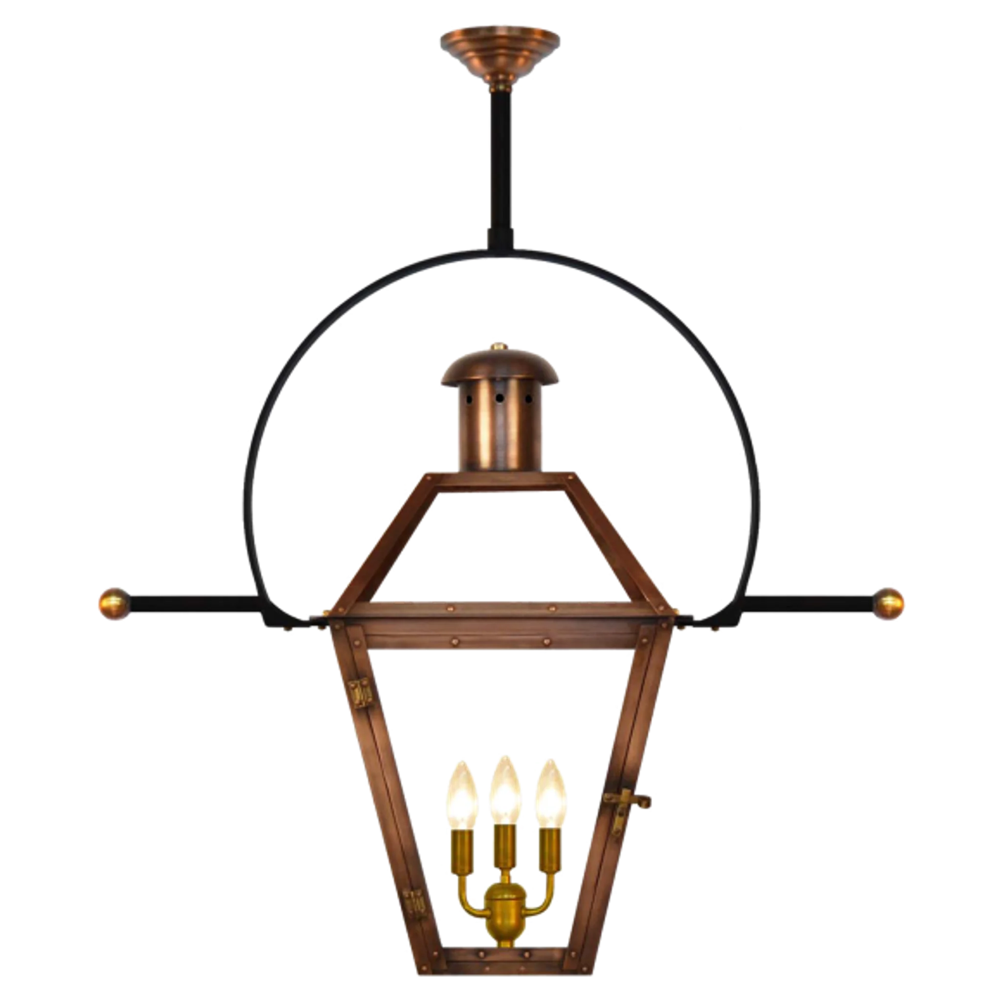 Купить Уличный подвесной светильник Georgetown 27" Ladder Rest Ceiling Lantern в интернет-магазине roooms.ru