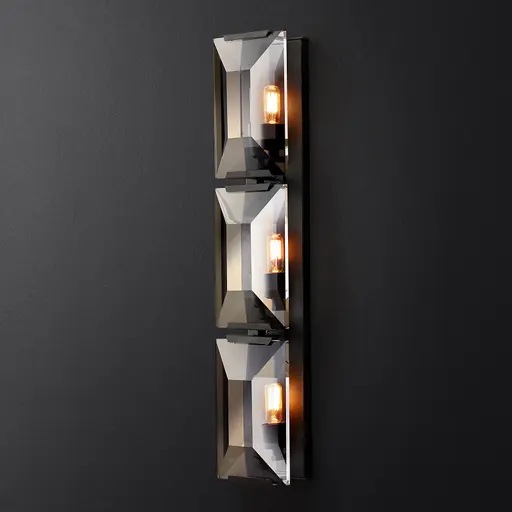 Купить Бра Harlow Crystal Triple Sconce в интернет-магазине roooms.ru