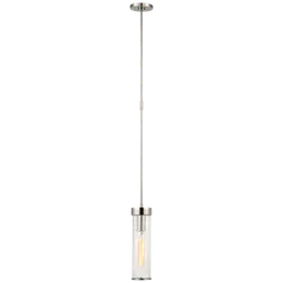 Polished Nickel Crackle Glass