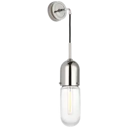 Polished Nickel Frosted Glass