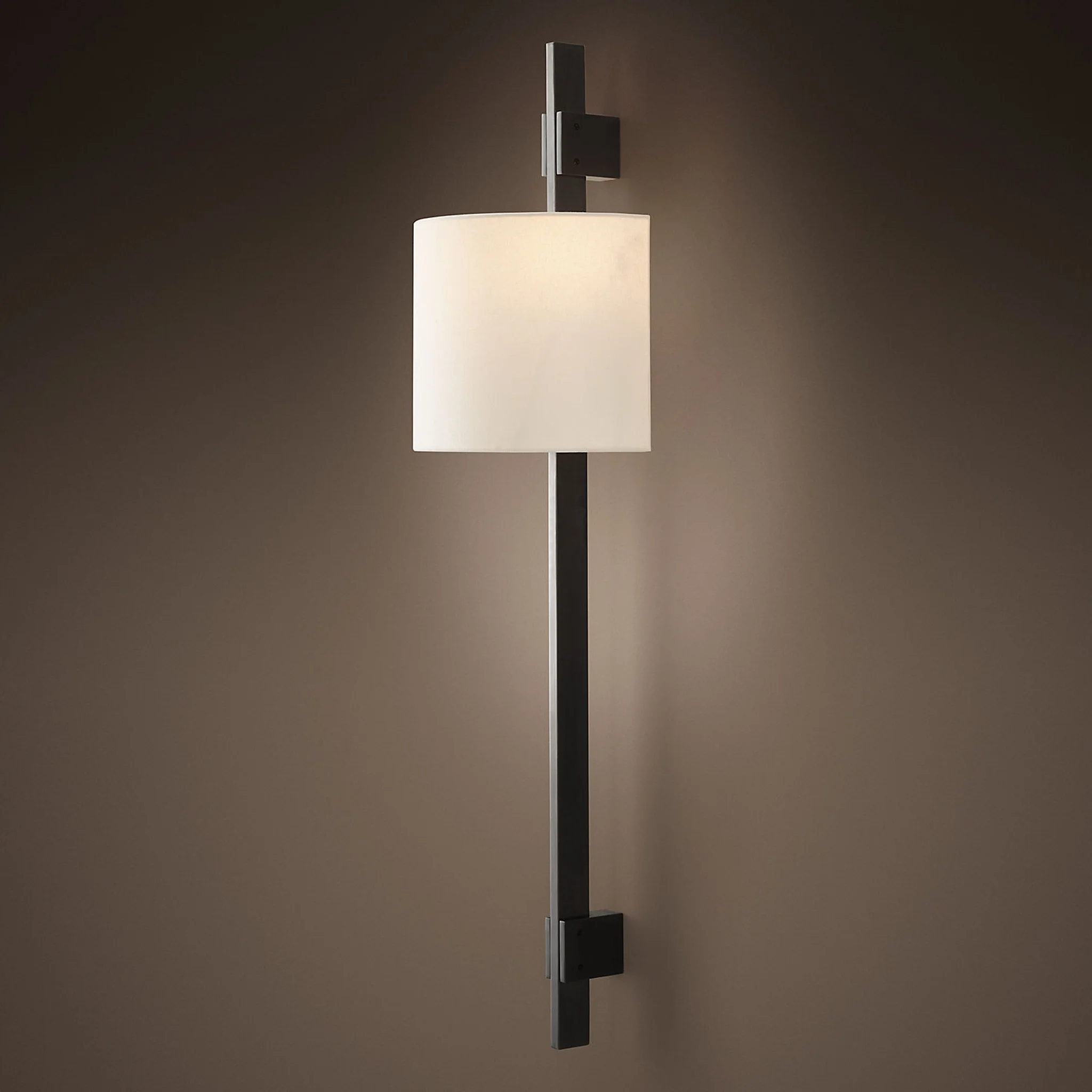 Купить Бра Vela Rectangular Bar Sconce - Round Shade в интернет-магазине roooms.ru