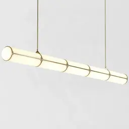 5 Units / 92 in L / Brushed Brass