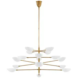 Hand-Rubbed Antique Brass White