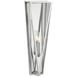 Polished Nickel Clear Glass
