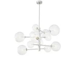nickel finish | clear glass S