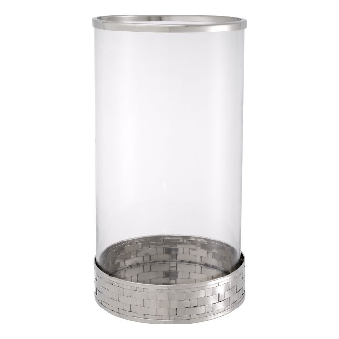 nickel finish | clear glass L