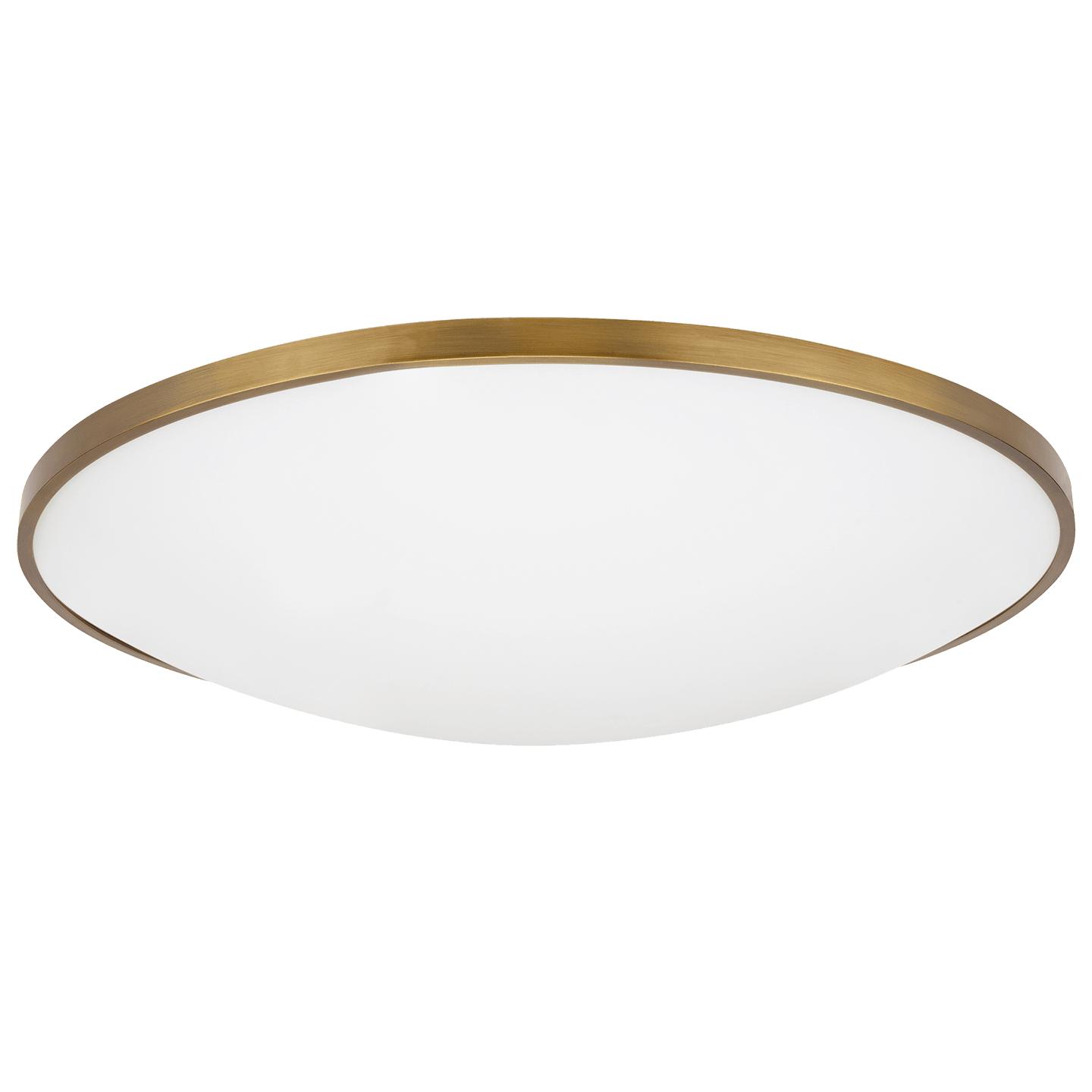 Aged Brass 24" Diameter LED 90 CRI 2700K 120V
