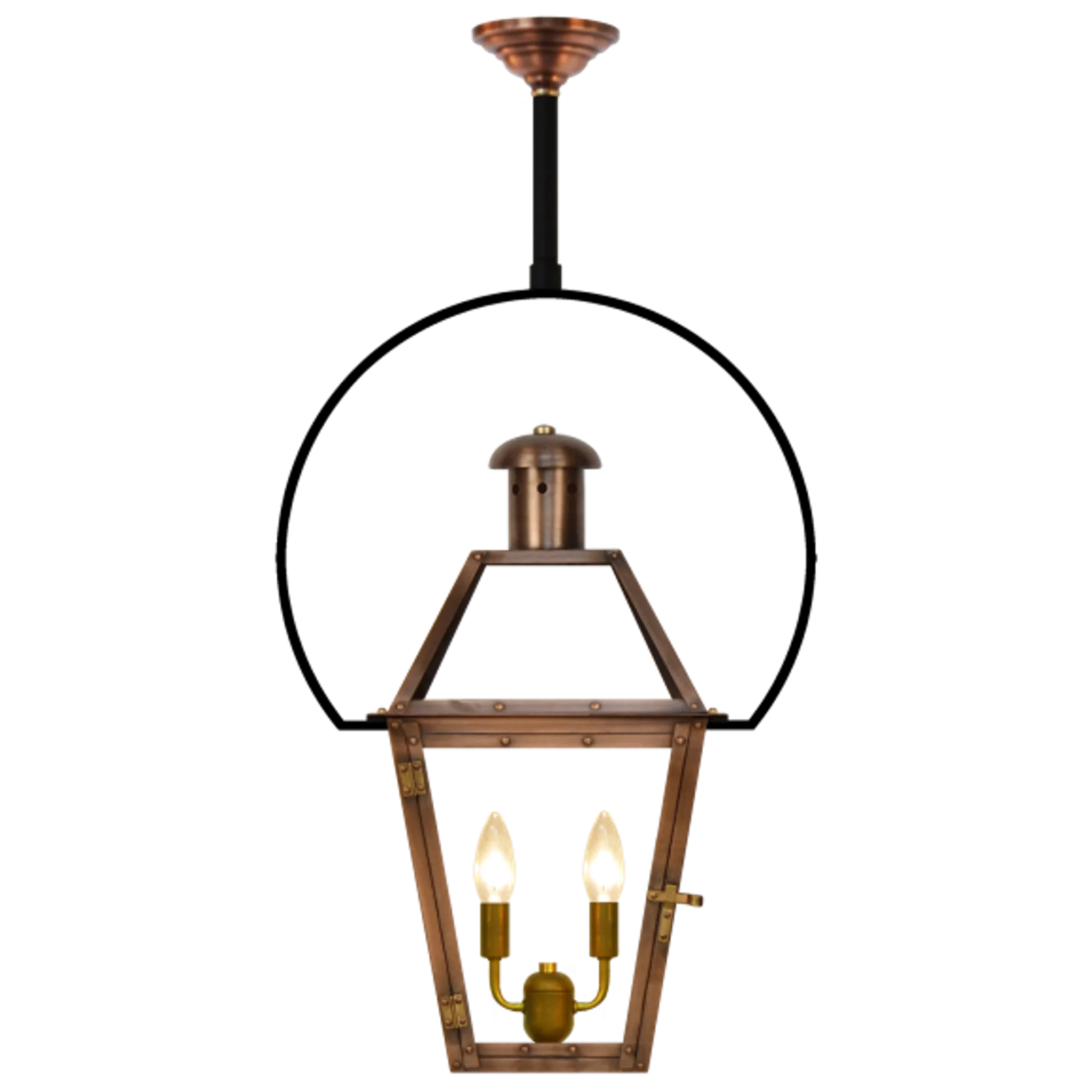 Купить Уличный подвесной светильник Georgetown 22" Yoke Ceiling Lantern в интернет-магазине roooms.ru
