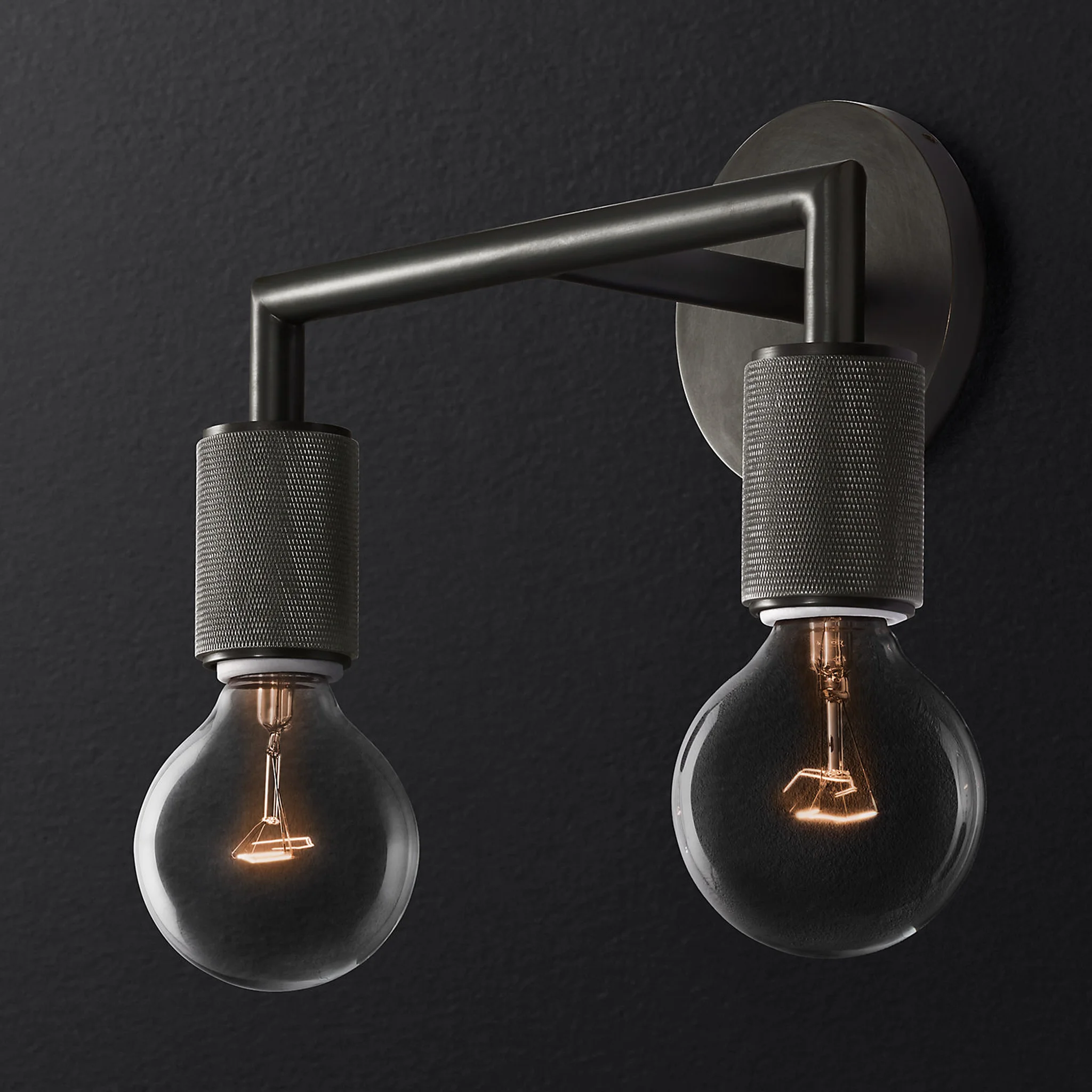 Купить Бра Utilitaire Socket Double Sconce в интернет-магазине roooms.ru