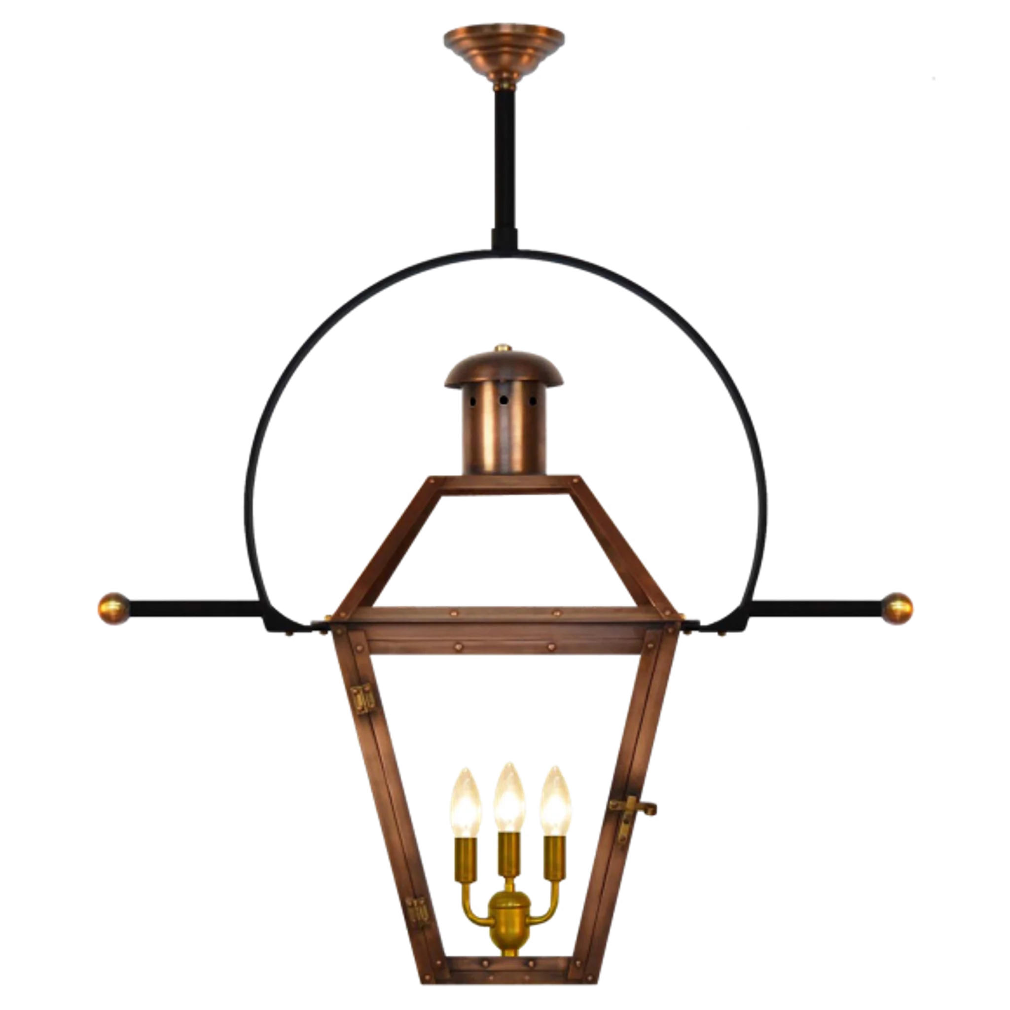 Купить Уличный подвесной светильник Georgetown 36" Ladder Rest Ceiling Lantern в интернет-магазине roooms.ru