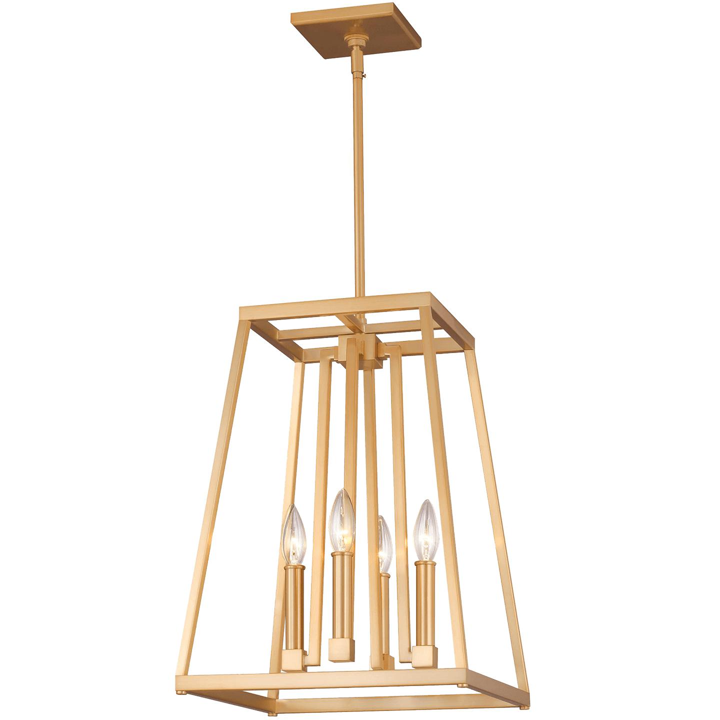 Gilded Satin Brass Bulb(s) Not Included