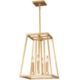 Gilded Satin Brass Bulb(s) Not Included