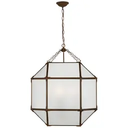 Antique Zinc Frosted Glass