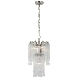 Polished Nickel Clear Glass