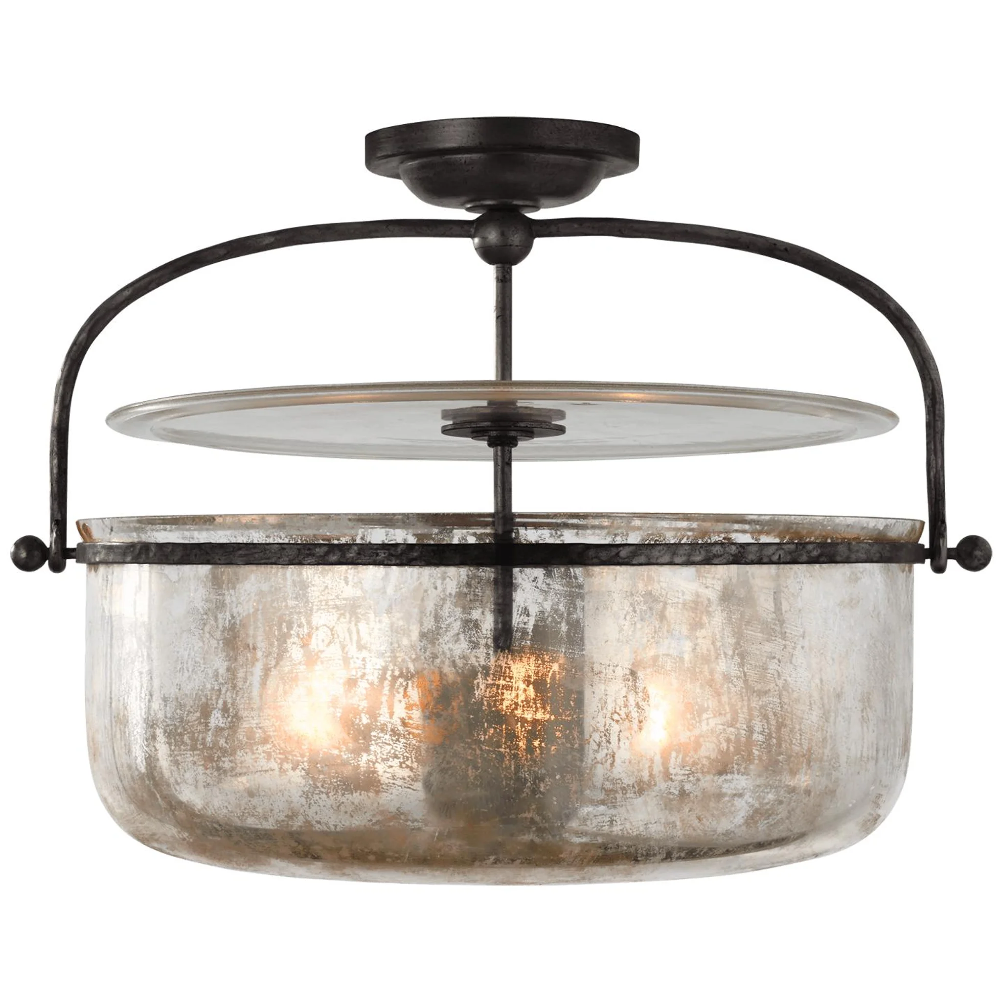 Купить Накладной светильник/Подвесной светильник Lorford Medium Semi-Flush Lantern в интернет-магазине roooms.ru