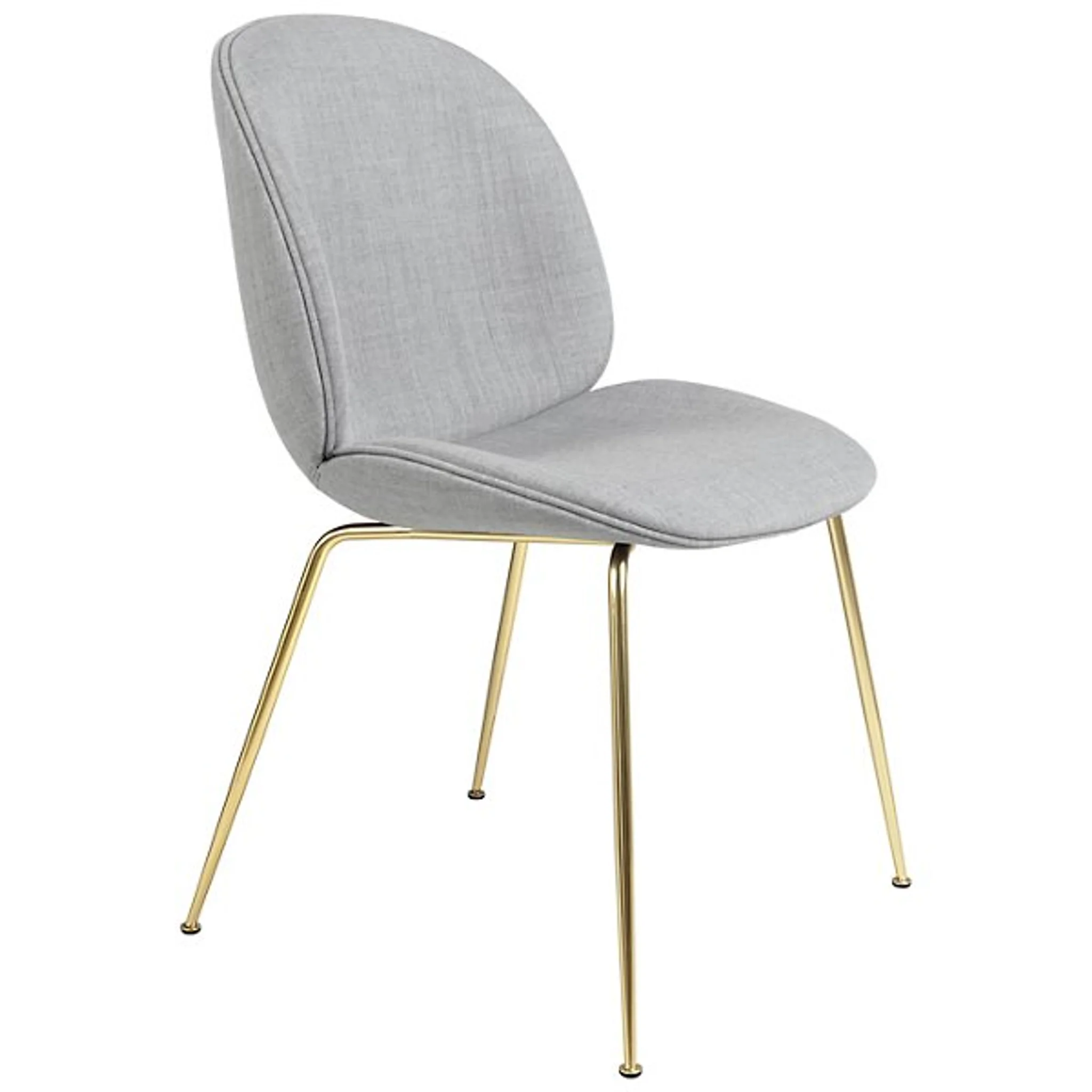 Купить Стул без подлокотника Beetle Upholstered Dining Chair Conic Base в интернет-магазине roooms.ru
