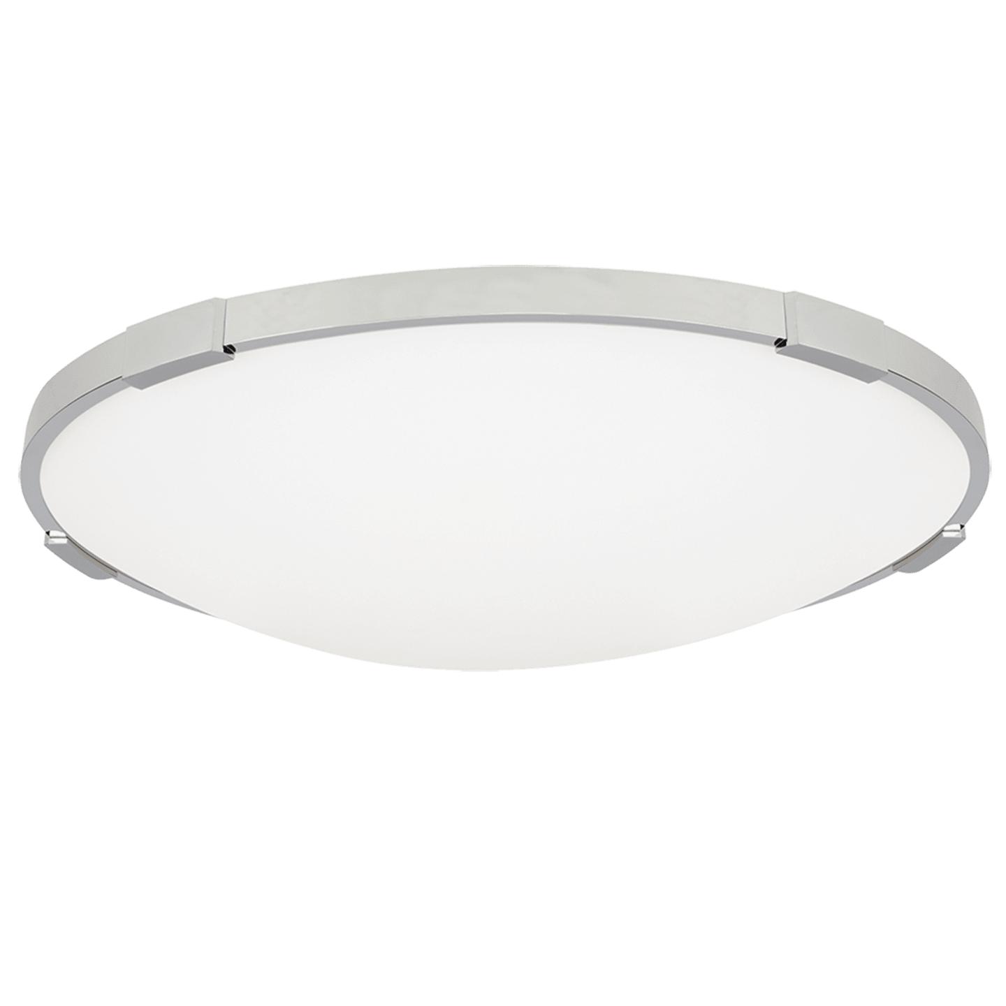 Chrome 18" Diameter LED 90 CRI 3000K 120V