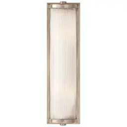 Antique Nickel Frosted Glass