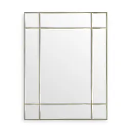vintage brass finish | bevelled mirror glass XL