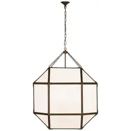Antique Zinc White Glass