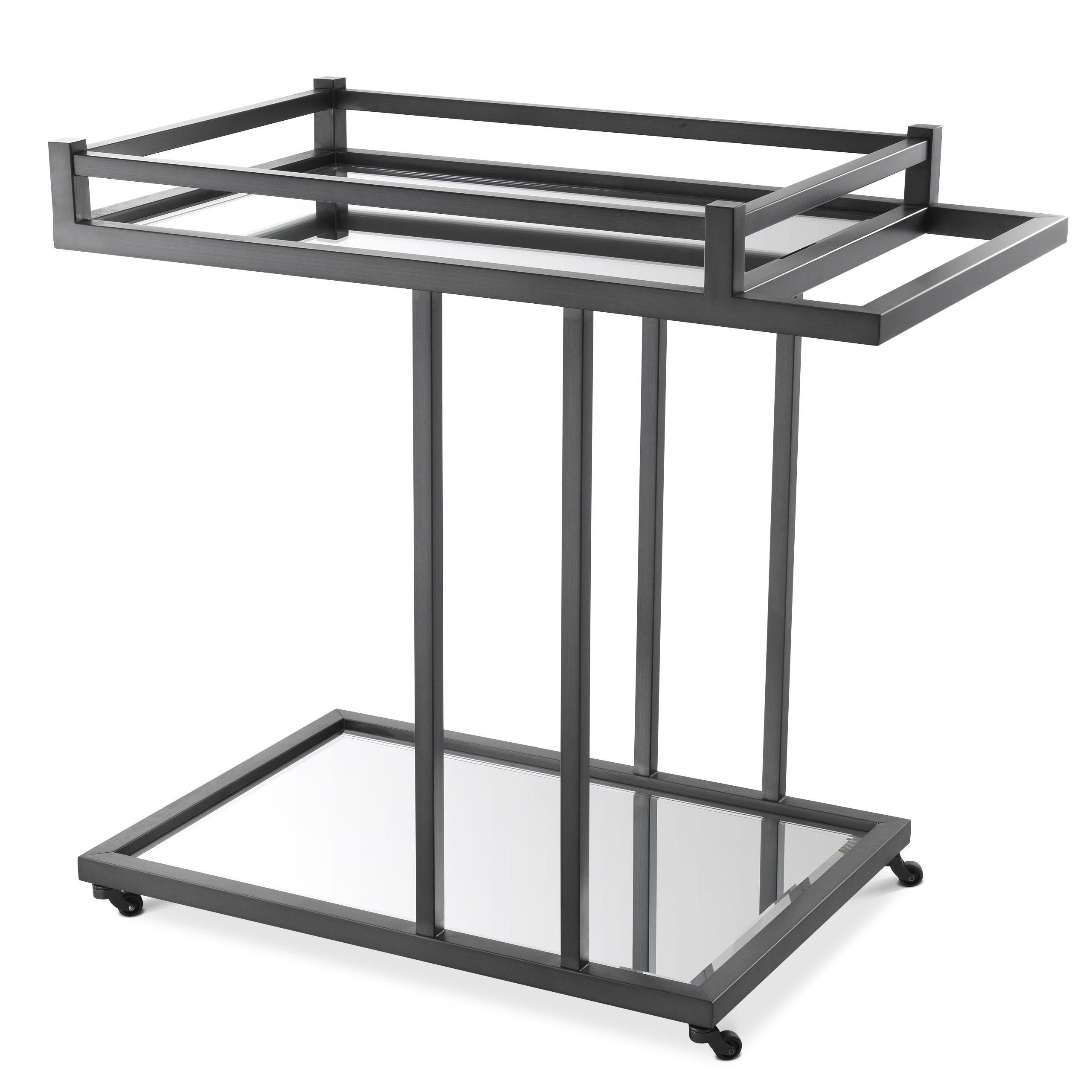 bronze finish | bevelled mirror glass