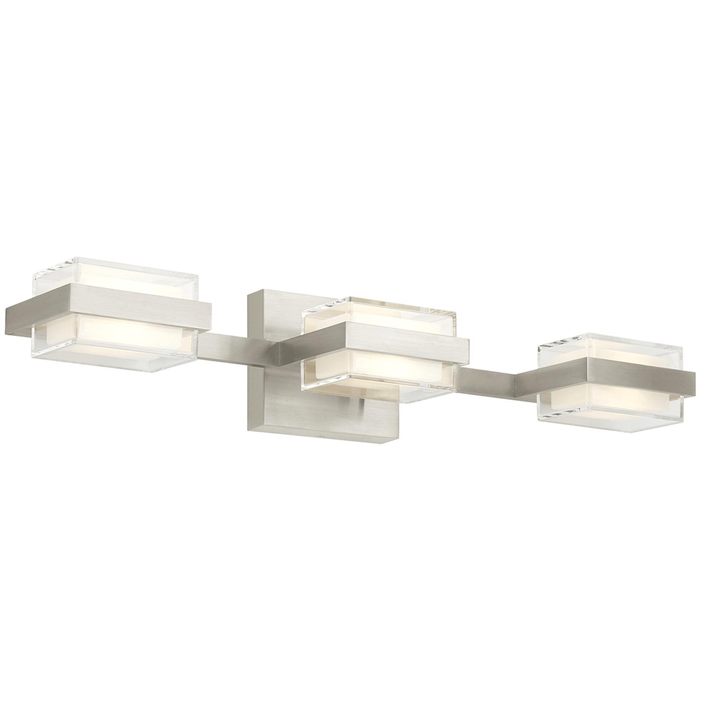 Satin Nickel 3 Standard LED 90 CRI 3000K 120V