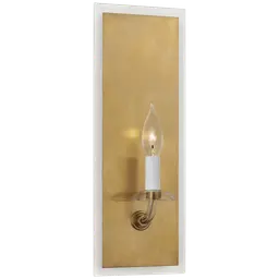 Hand-Rubbed Antique Brass and Clear Glass