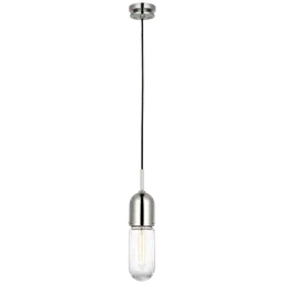 Polished Nickel Clear Glass