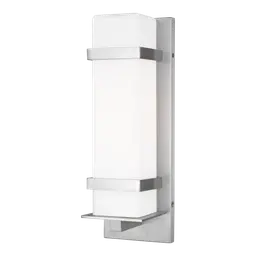 Satin Aluminum LED Bulb(s) Included
