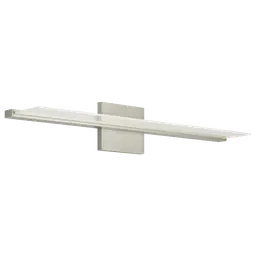 Satin Nickel 24" Direct/Indirect LED 90 CRI 3000K 120V
