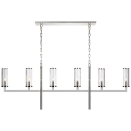 Polished Nickel Clear Glass