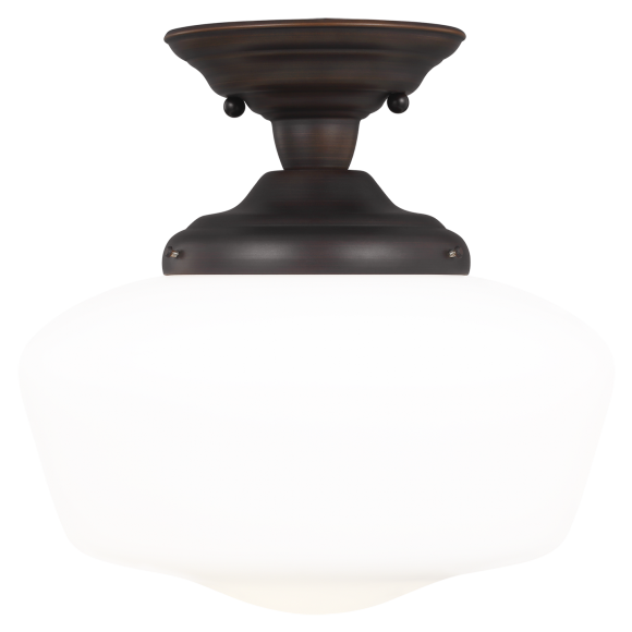 Купить Накладной светильник Academy Large One Light Semi-Flush Mount в интернет-магазине roooms.ru