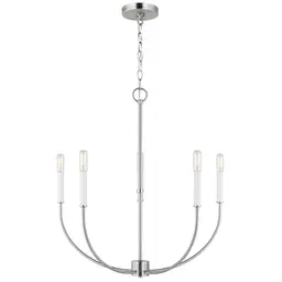 Brushed Nickel LED Bulb(s) Included