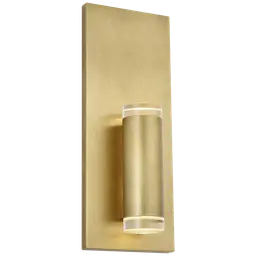 Natural Brass 1 Light LED 90 CRI 3000K 120V