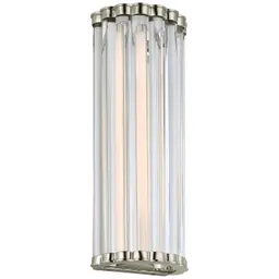 Polished Nickel Clear Glass
